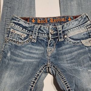 SZ 24 womens Rock Revival Jeans